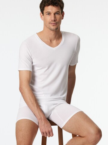 T-Shirt ' Premium Cotton ' SCHIESSER en blanc