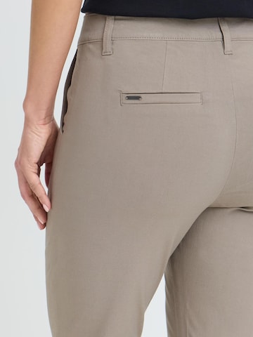 Coupe slim Pantalon ' OXKeily ' Oxmo en beige