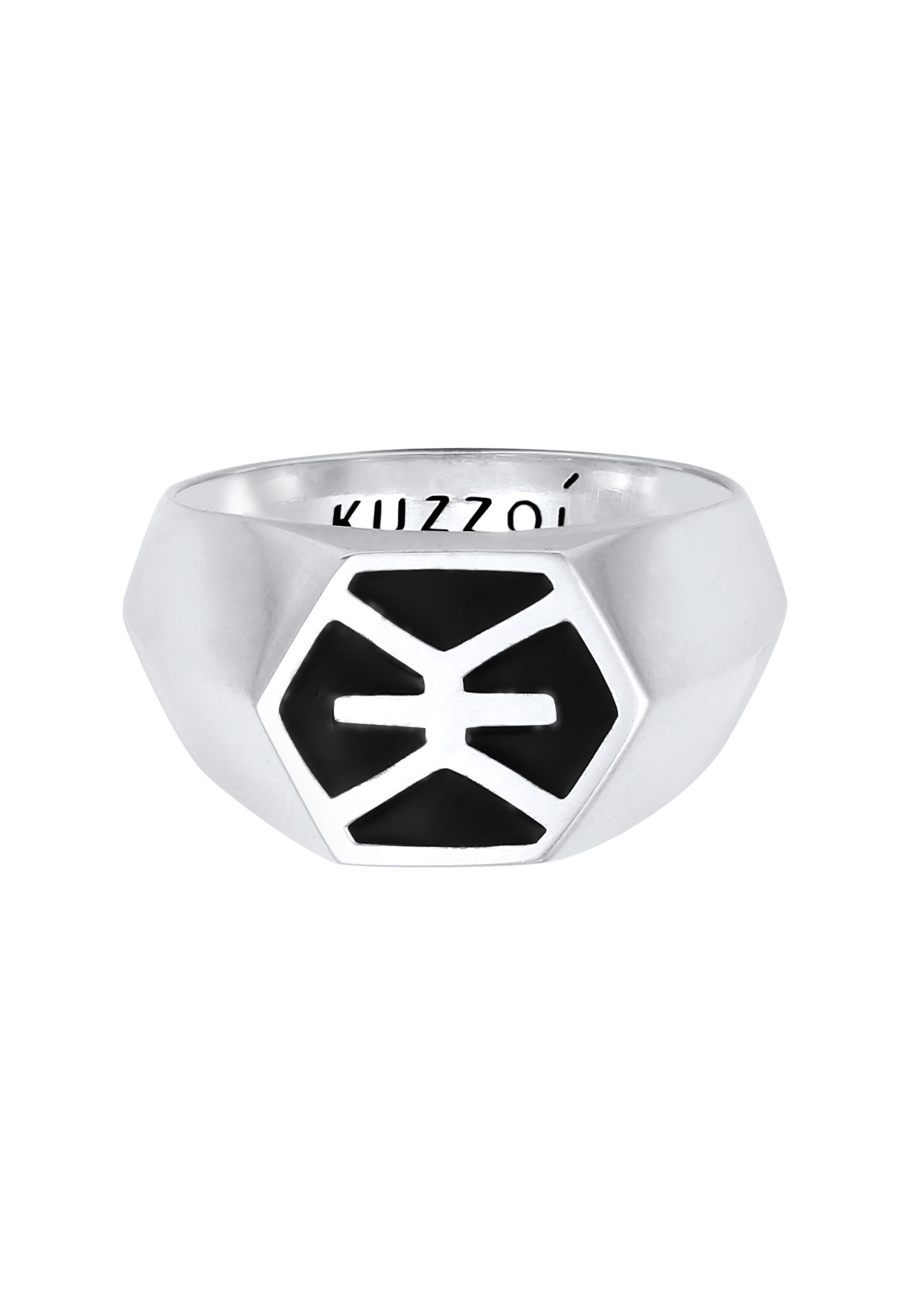 KUZZOI Ring Siegelring in Silber