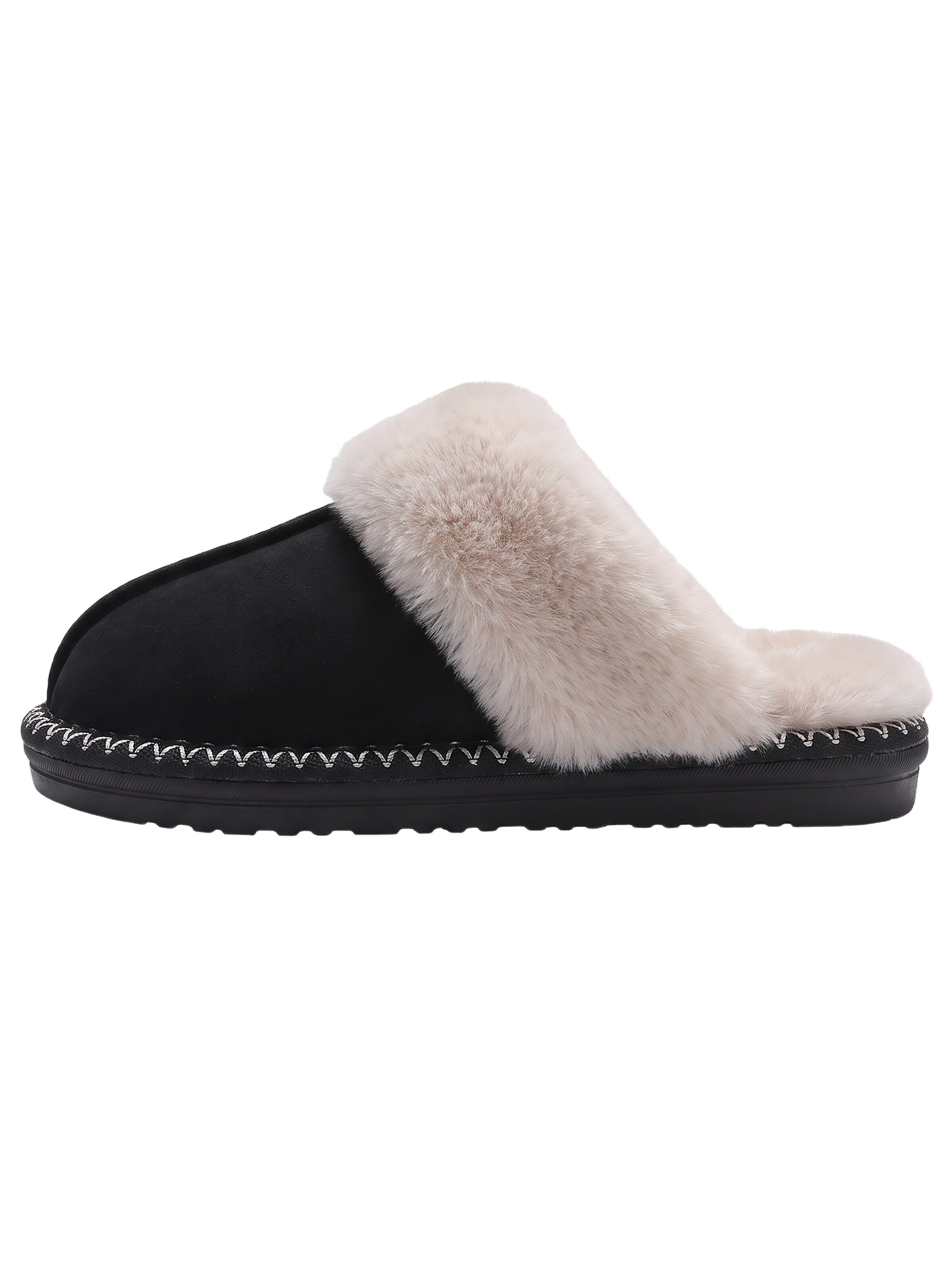 BONVERANO Slippers in Black: front