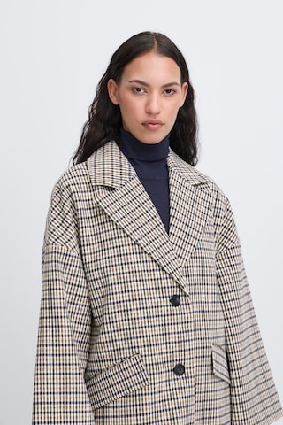 ICHI Between-Seasons Coat 'IHEMMALU JA3' in Beige