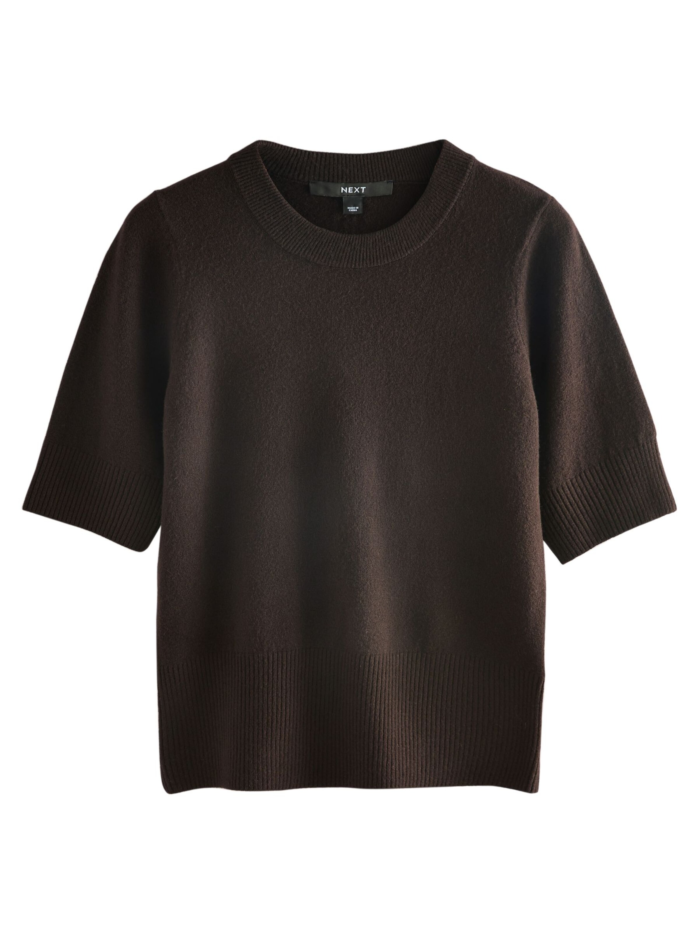 Pull-over Next en marron : devant