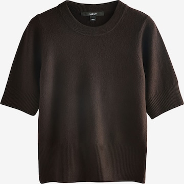 Pull-over Next en marron : devant