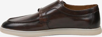 Desa Schnürschuh 'Doppelmonk-Schuhe' in Braun: Vorderseite