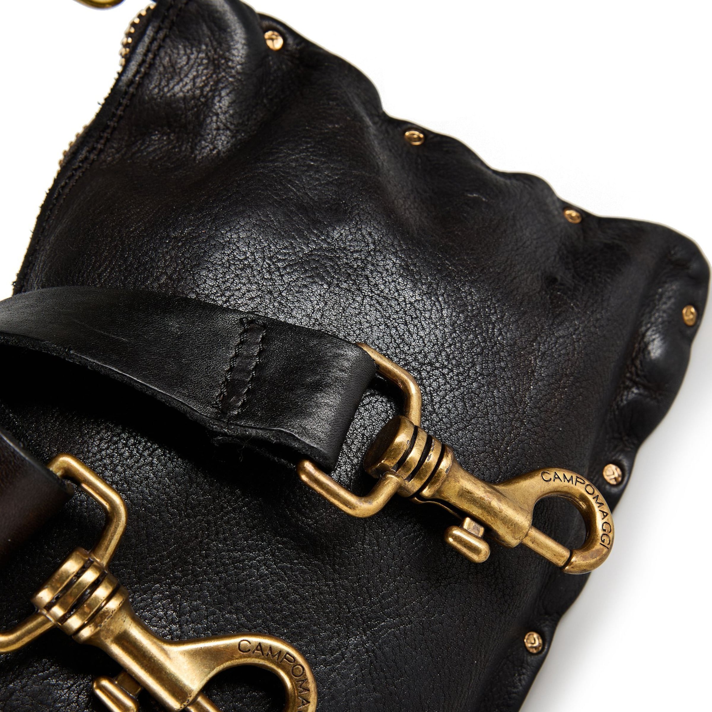 Campomaggi Schoudertas 'Mara' in Zwart