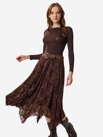 Jupe Happiness İstanbul en marron