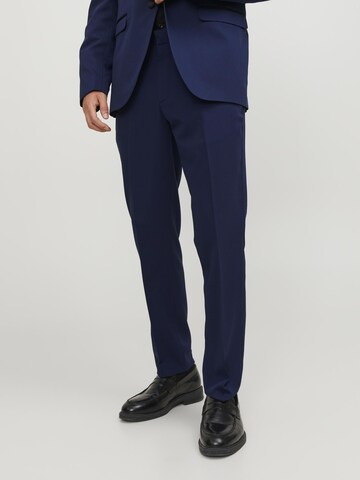 JACK & JONES Slimfit Bukser med fals 'Franco ' i blå