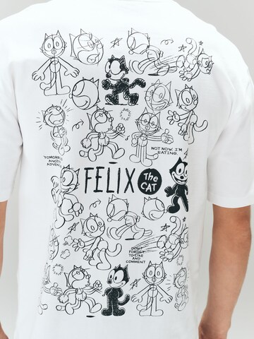 Next Футболка 'Felix The Cat' в Белый