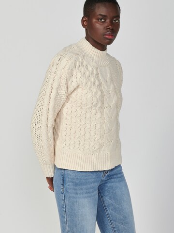 Pull-over KOROSHI en blanc