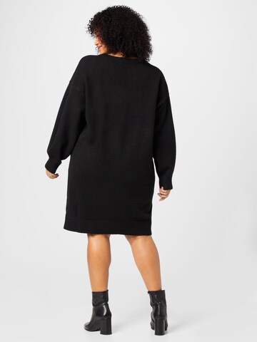 Tommy Hilfiger Curve Knitted dress in Black