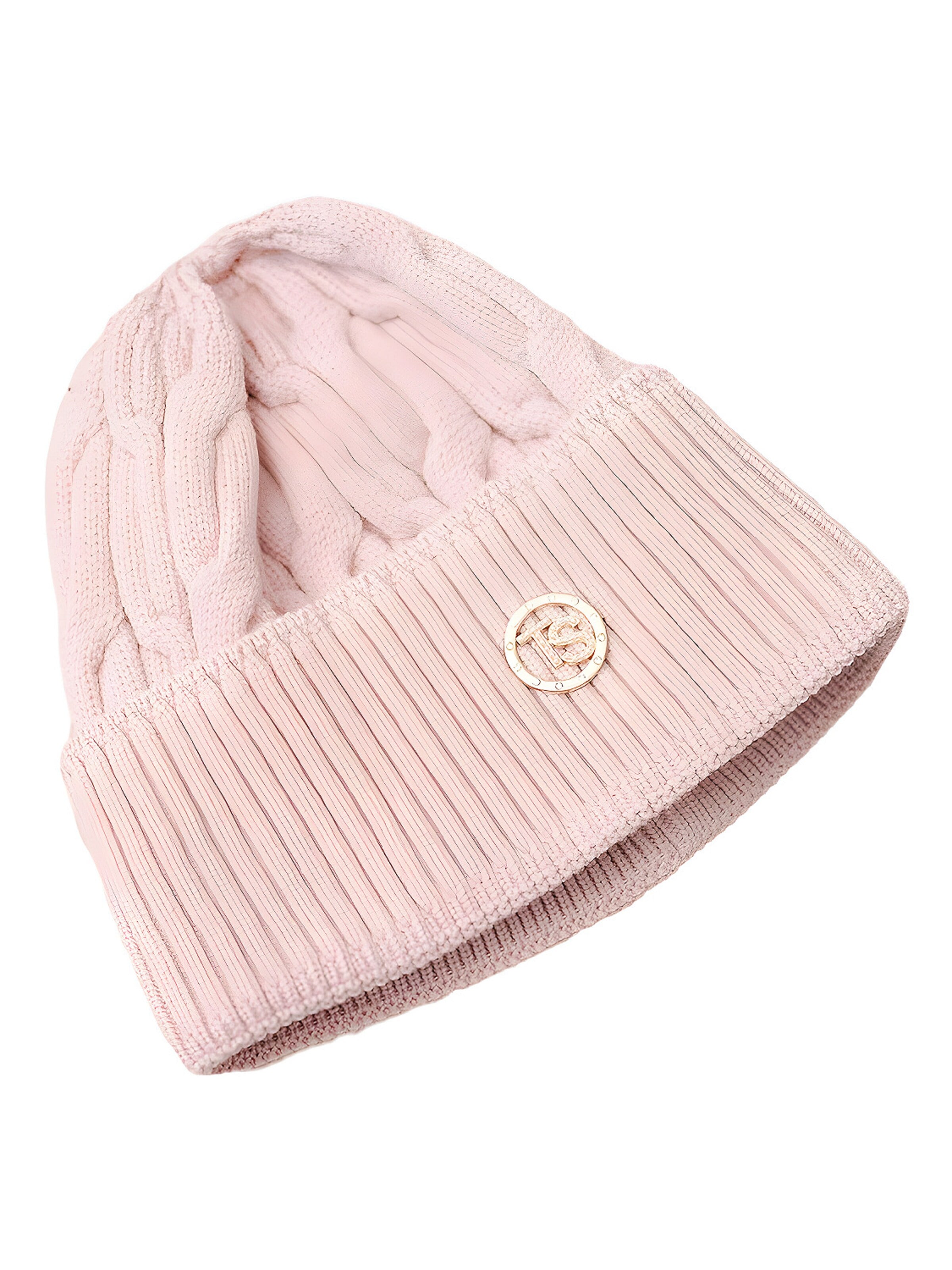 Lumera Beanie in Pink: front