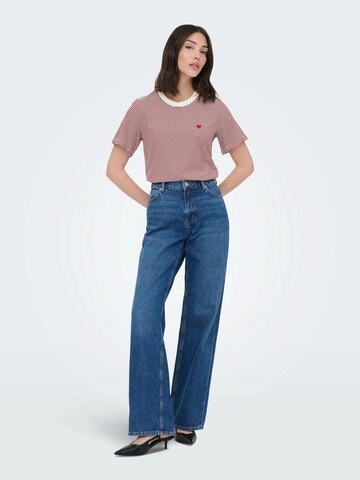 JDY T-shirt 'JDYPISA' i vit