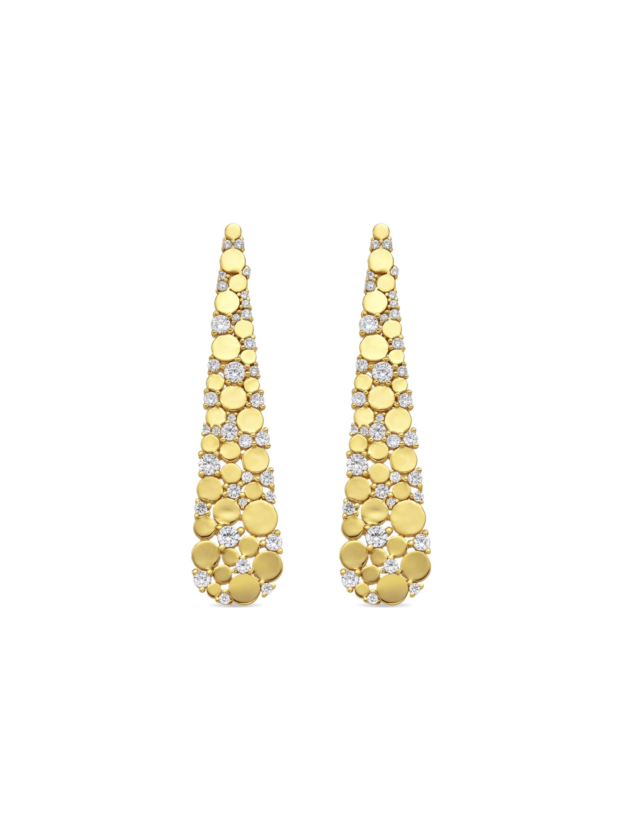 Luxenter Ohrringe 'YINDRA'‌‌‌‌‌‌‌‌‌‌ in weiß, Produktansicht