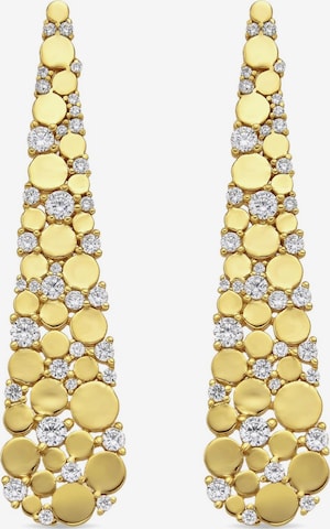 Luxenter - Pendientes 'YINDRA' en blanco: frente