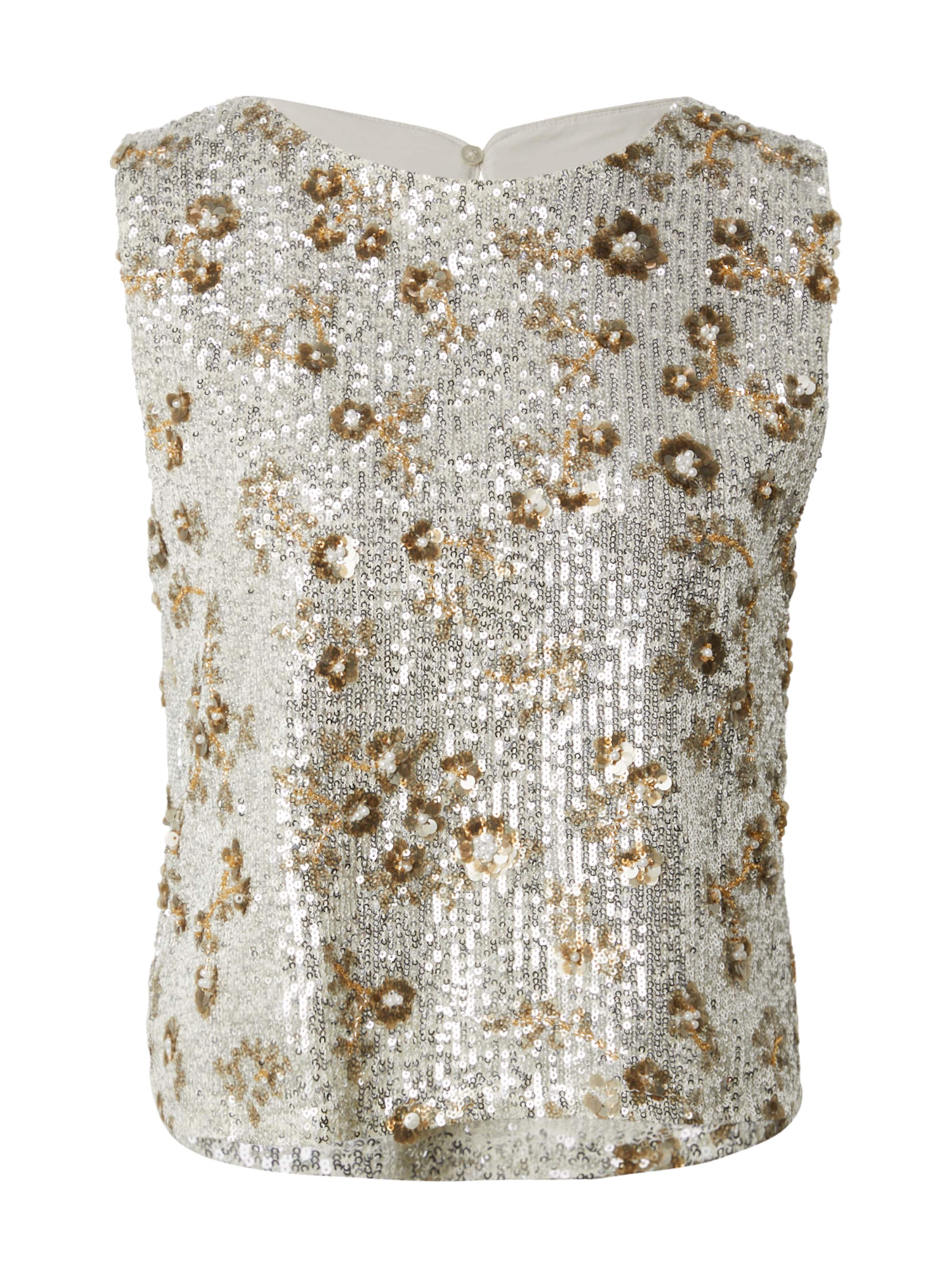 MSCH COPENHAGEN Bluzka 'Magnolia' w kolorze srebrny: przód