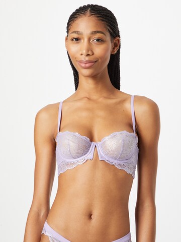 Balconnet Soutien-gorge ETAM en violet : devant