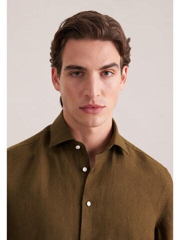 Coupe regular Chemise SEIDENSTICKER en vert