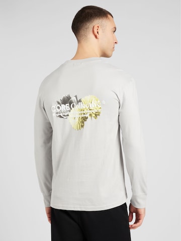 JACK & JONES Bluser & t-shirts 'FLOWER' i grå: forside
