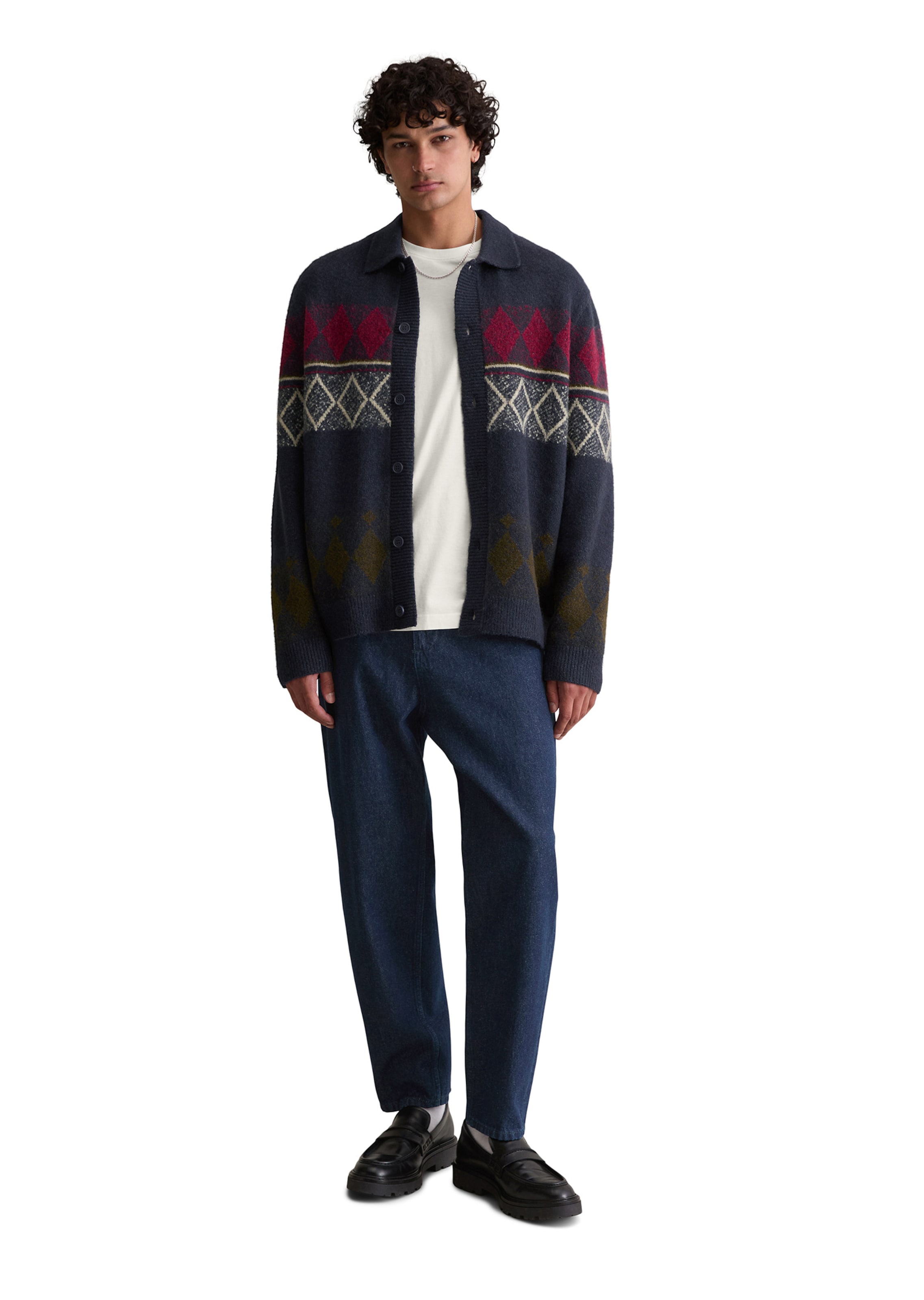 Marc O'Polo DENIM Knit cardigan in Blue