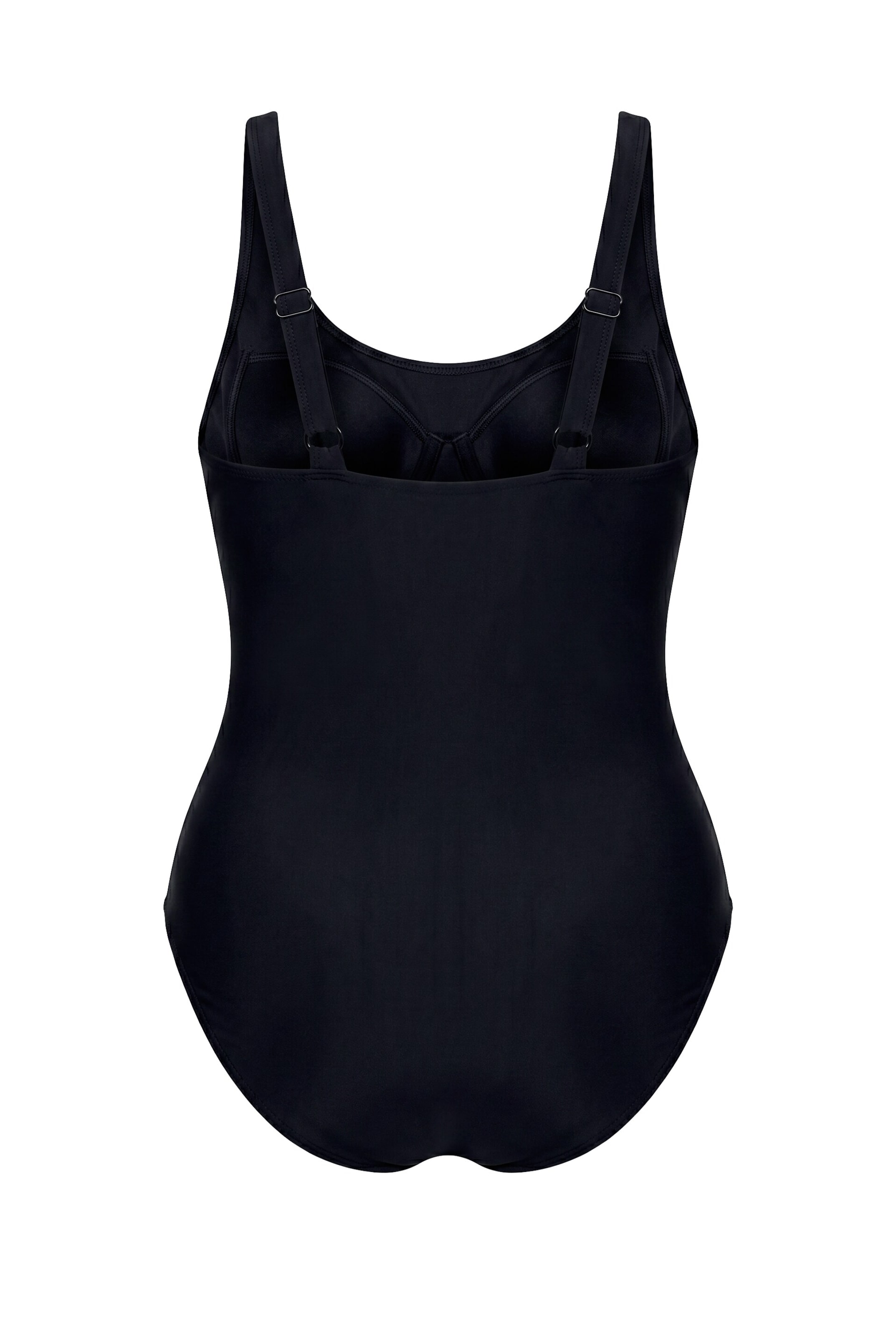 Ulla Popken Bralette Swimsuit in Black