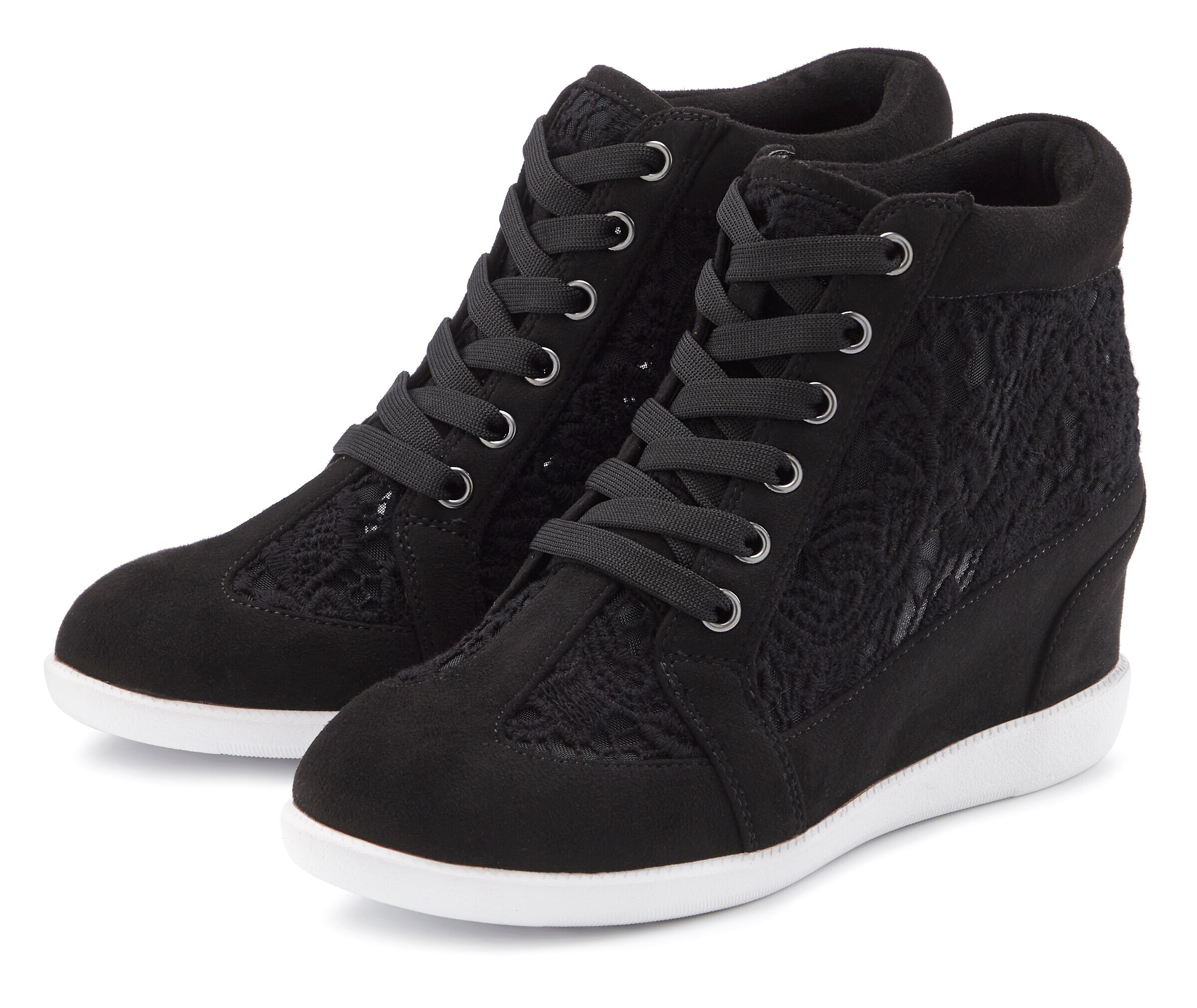 LASCANA Sneaker in Schwarz