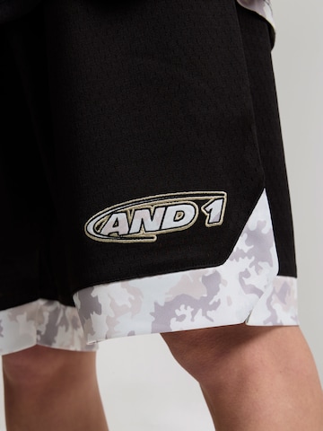 AND1 Широка кройка Панталон в черно