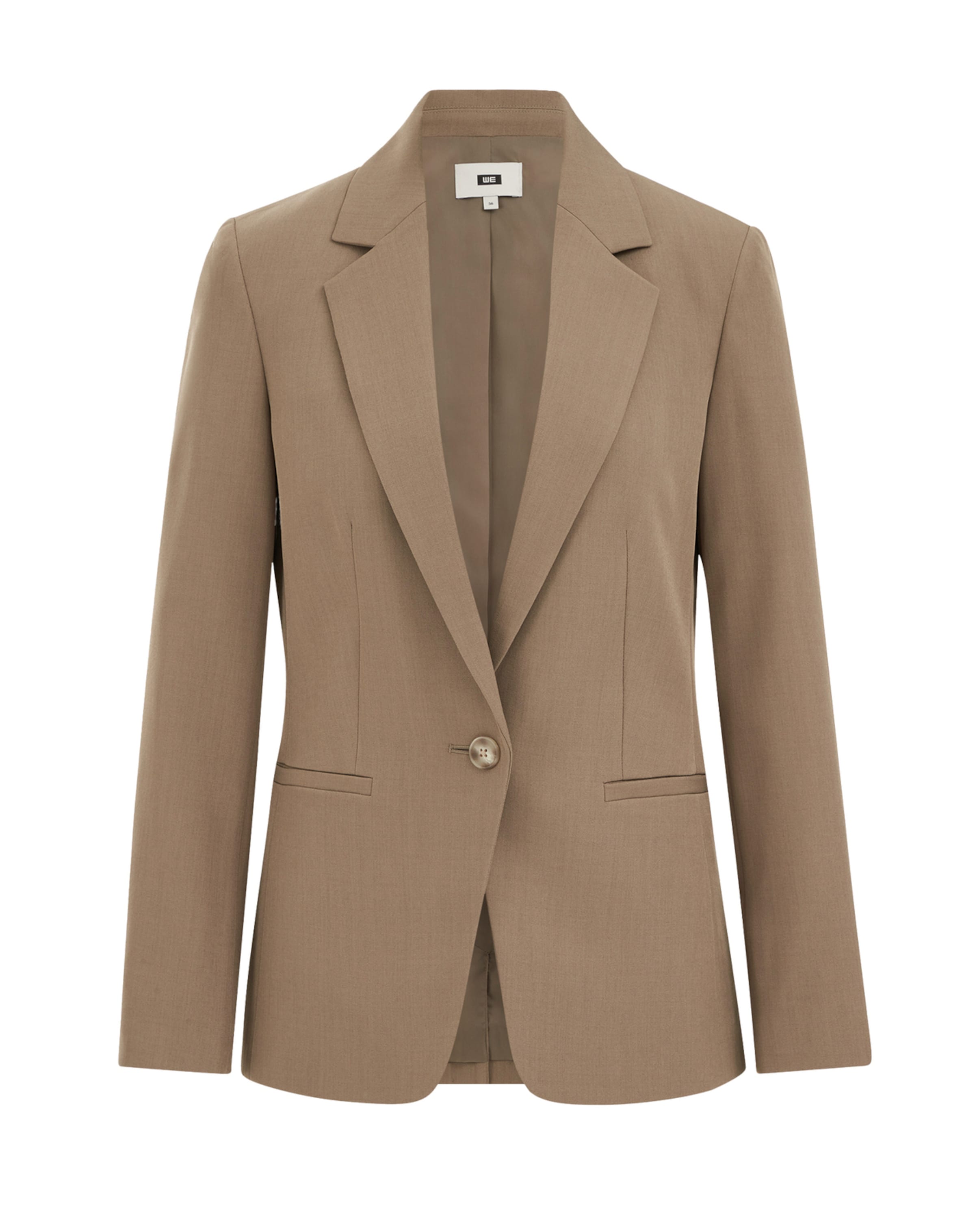 WE Fashion Блейзер в Бежевый: спереди