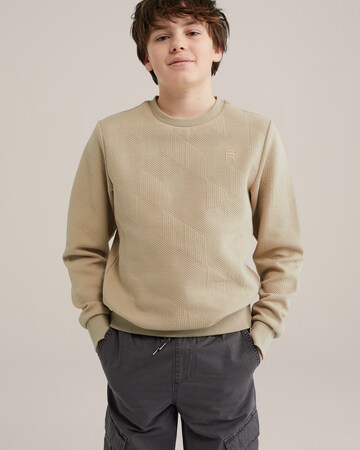 Felpa di WE Fashion in beige: frontale