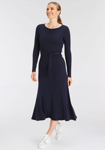 DELMAO Knitted dress in Blue