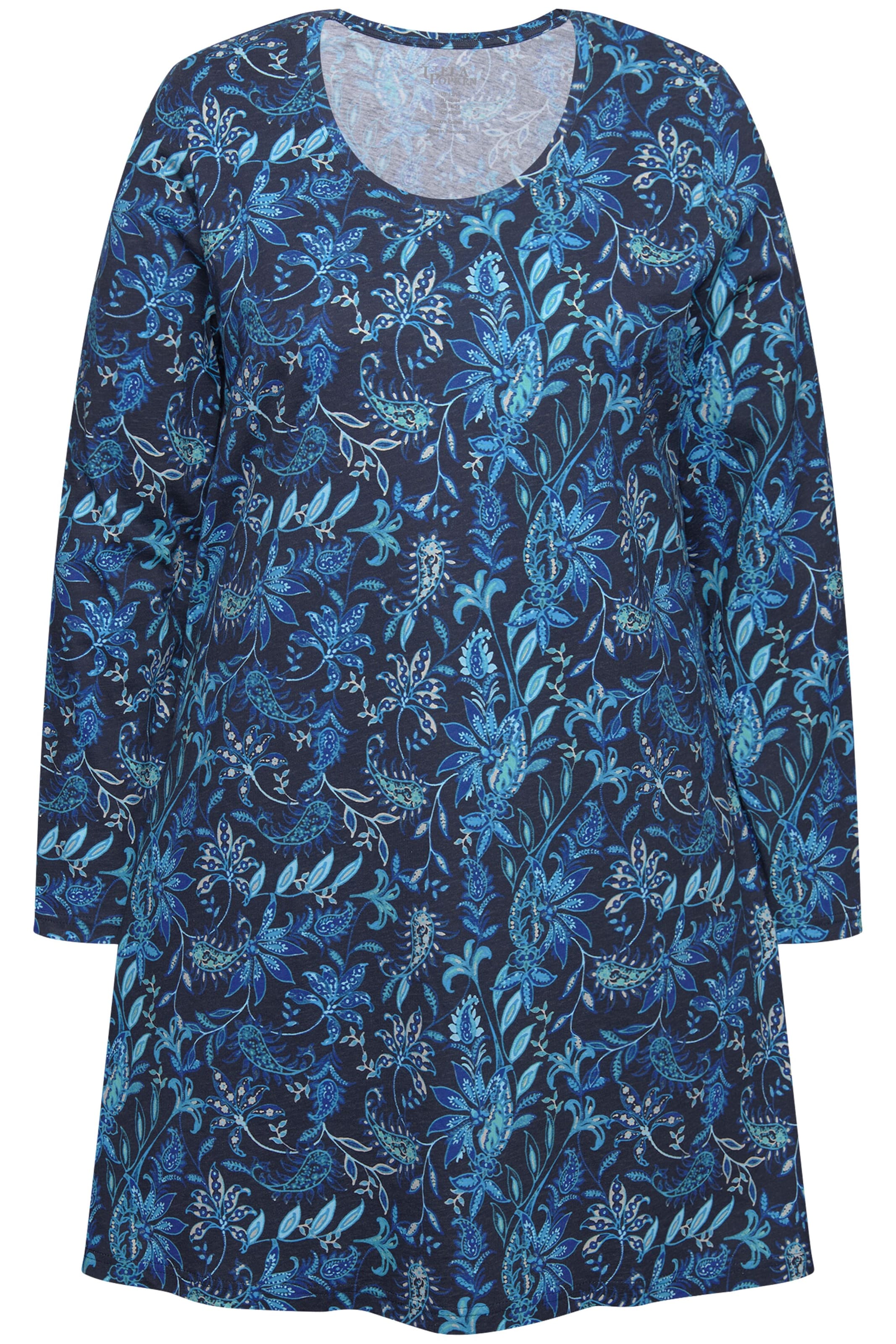 Ulla Popken Shirt in Blau: Vorderseite