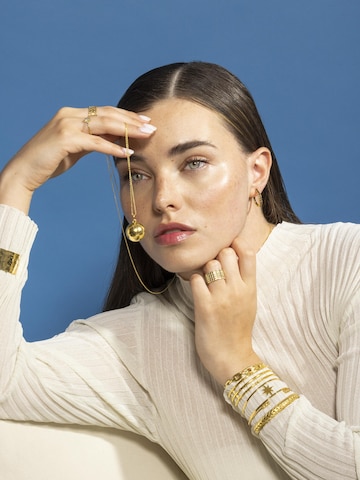 Luxenter Øreringe 'Iotha' i guld