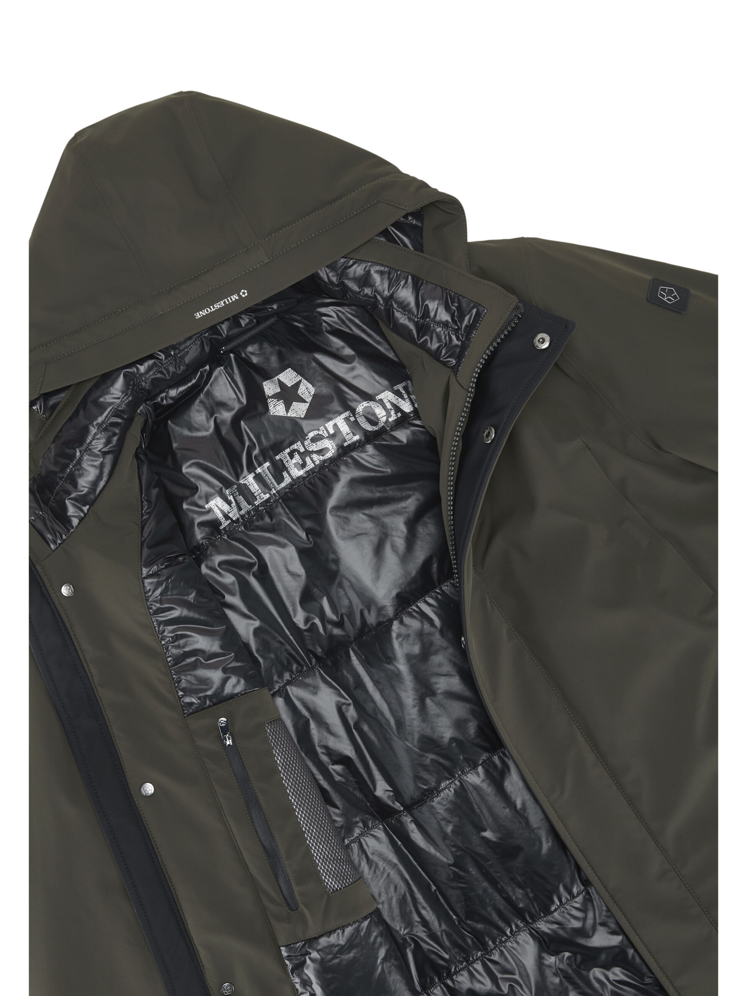 Veste d’hiver 'MSRichmond' MILESTONE en vert