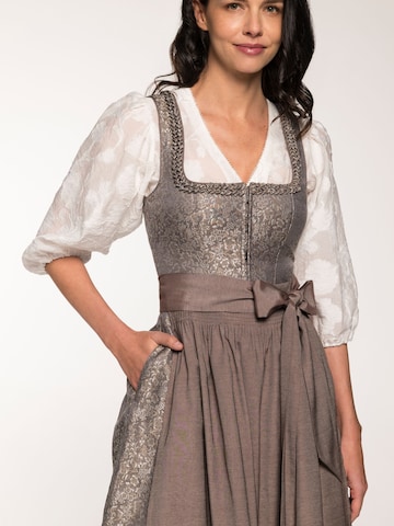 SPIETH & WENSKY Dirndl 'Gesia' in Braun