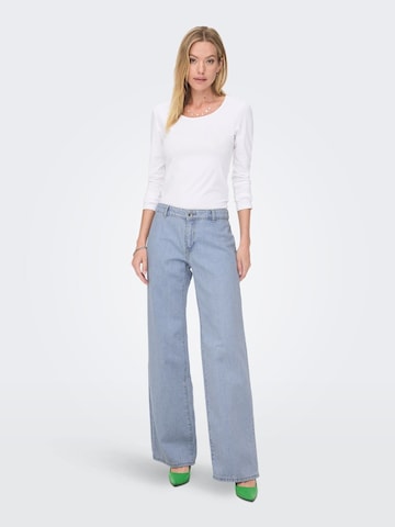 ONLY Wide leg Jeans 'Kane' in Blauw