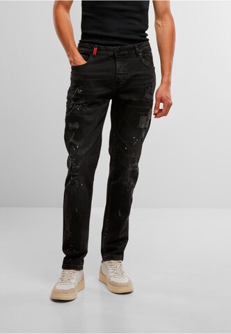 2Y Premium Slimfit Jeans 'Pablo' in Schwarz: Vorderseite