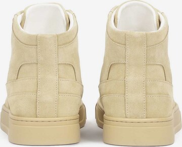 Kazar High-Top Sneakers in Beige