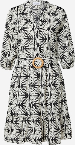 Sublevel - Vestido camisero en negro: frente