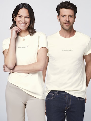 Detto Fatto Unisex T-Shirt ' mit QR-Code-Print ' in Weiß: predná strana