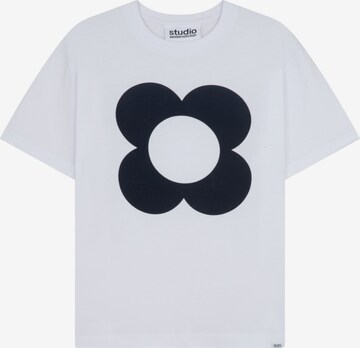 T-Shirt ' Studio ' Studio Seidensticker en blanc : devant