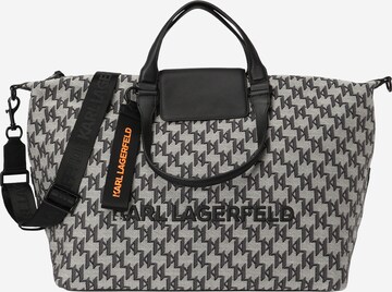 Borsa weekend di Karl Lagerfeld in grigio