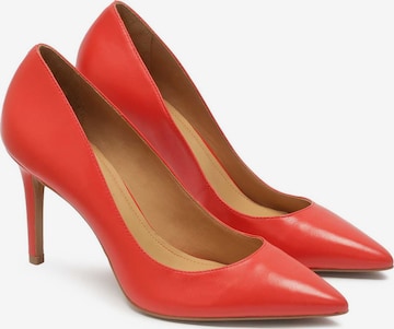 Kazar - Zapatos con plataforma en rojo