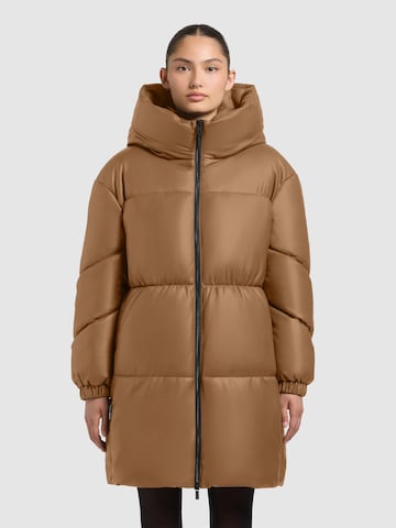 khujo Winter coat 'Lorsa' in Brown: front