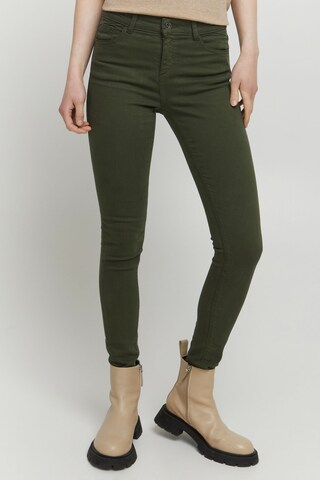 b.young Skinny Jeans 'Lola' in Groen: voorkant