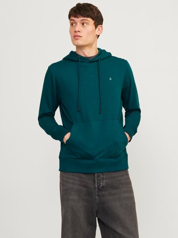 JACK & JONES Μπλούζα φούτερ 'JJEPAULOS' σε πράσινο: μπροστά