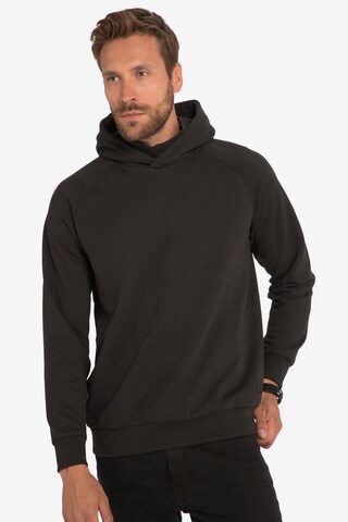 Sweat-shirt JP1880 en noir : devant