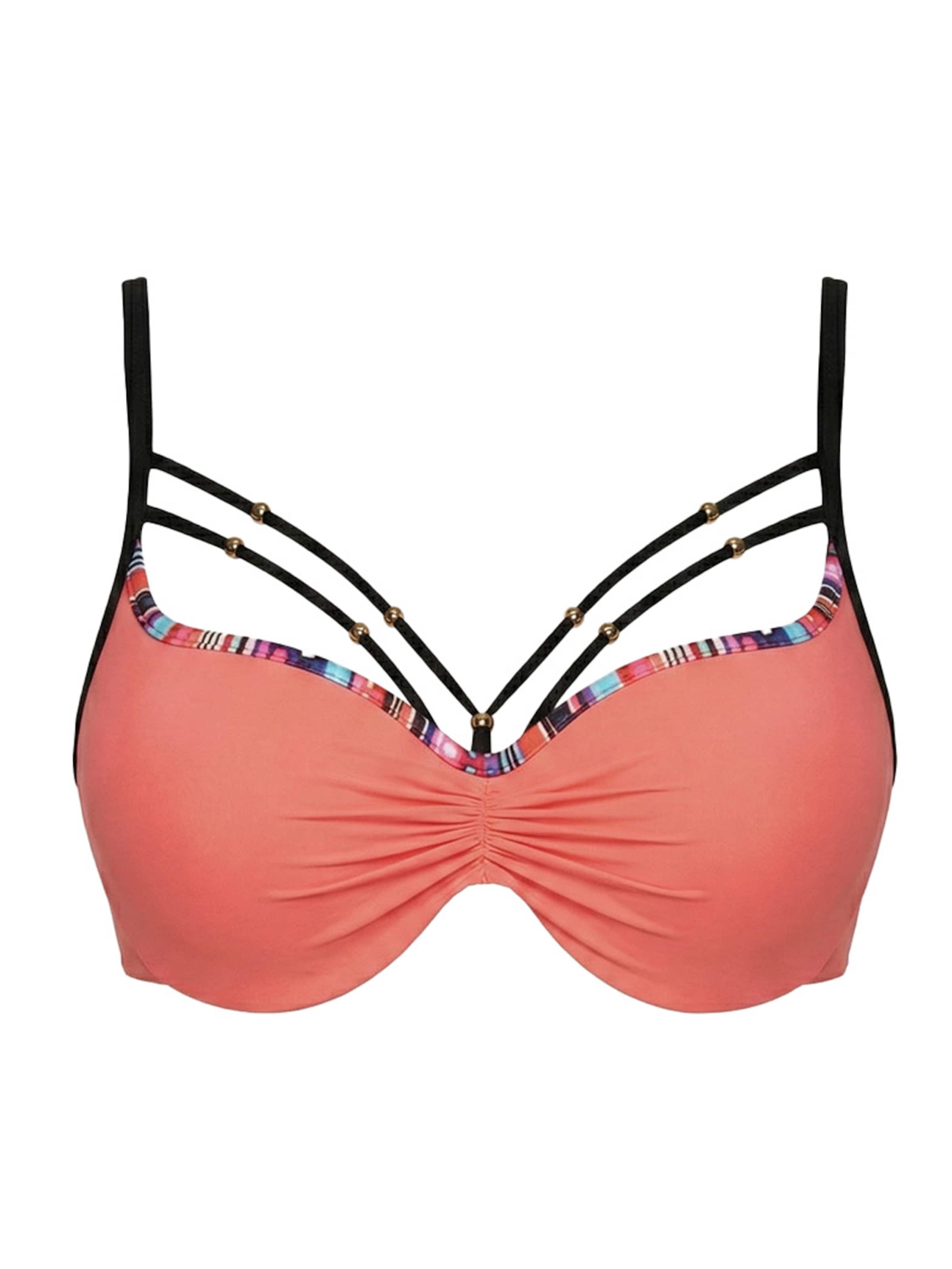 Marko Push-up Bikinitop in Oranje: voorkant