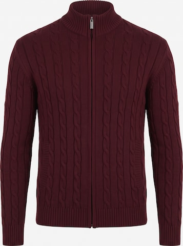 Vestes en maille Felix Hardy en rouge : devant