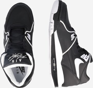Nike Sportswear Korkeavartiset tennarit 'AIR FLIGHT 89' värissä musta
