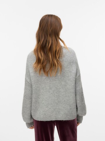 VERO MODA Sweater 'VMIlina' in Grey