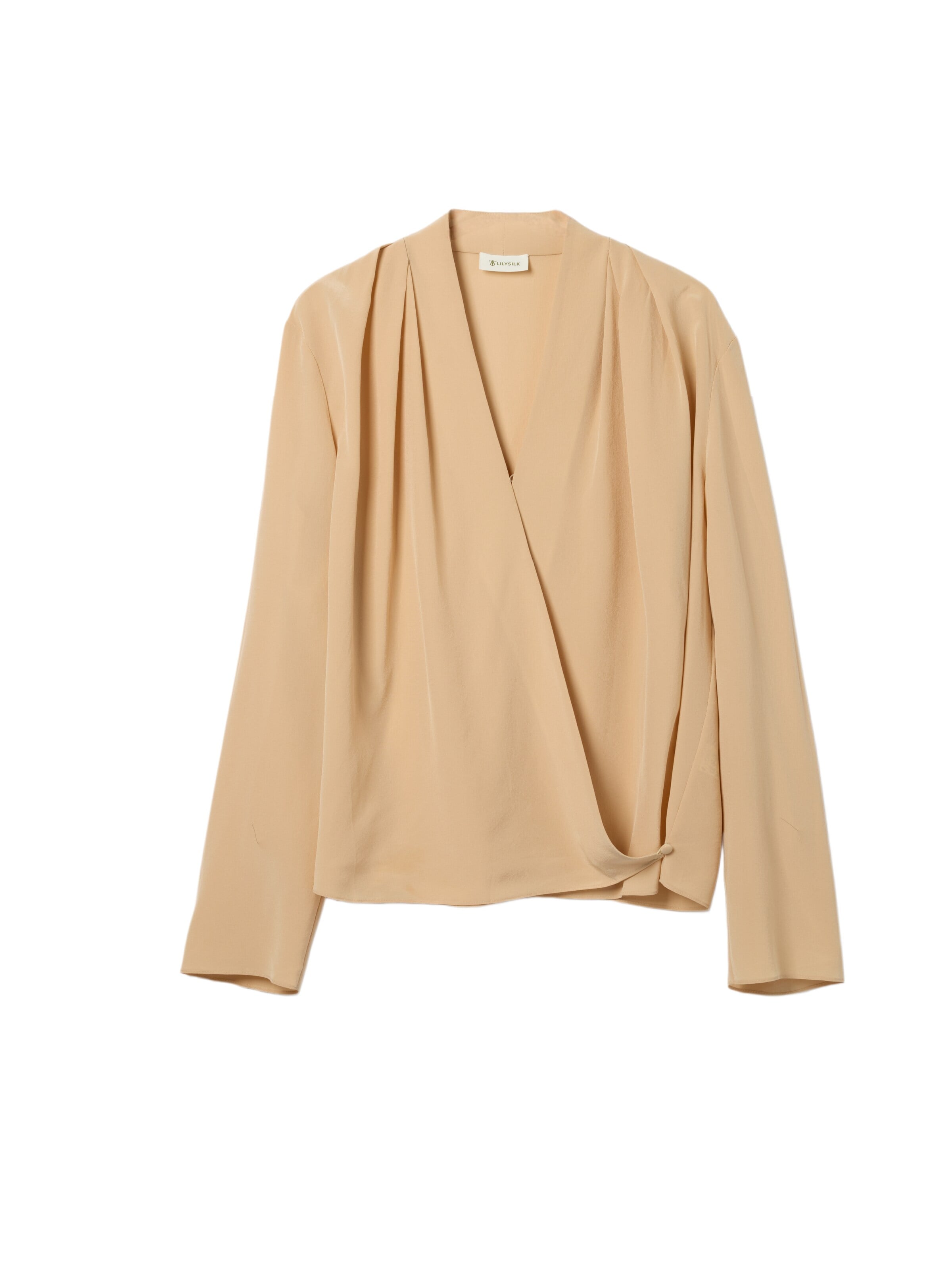 Lilysilk Klederdracht shirt in Geel: voorkant